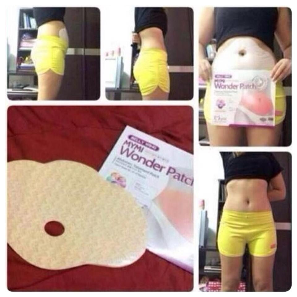 Bộ 5 miếng dán tan mỡ bụng wonder patch hàn quốc cao cấp