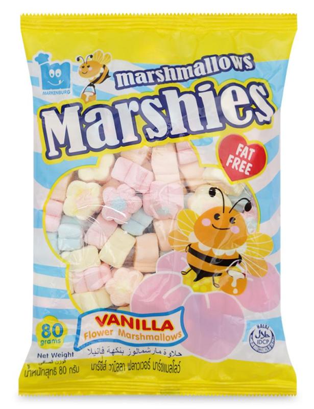 Kẹo Xốp Marshies Marshmallow Markenburg Hoa Hương Vani 80 G