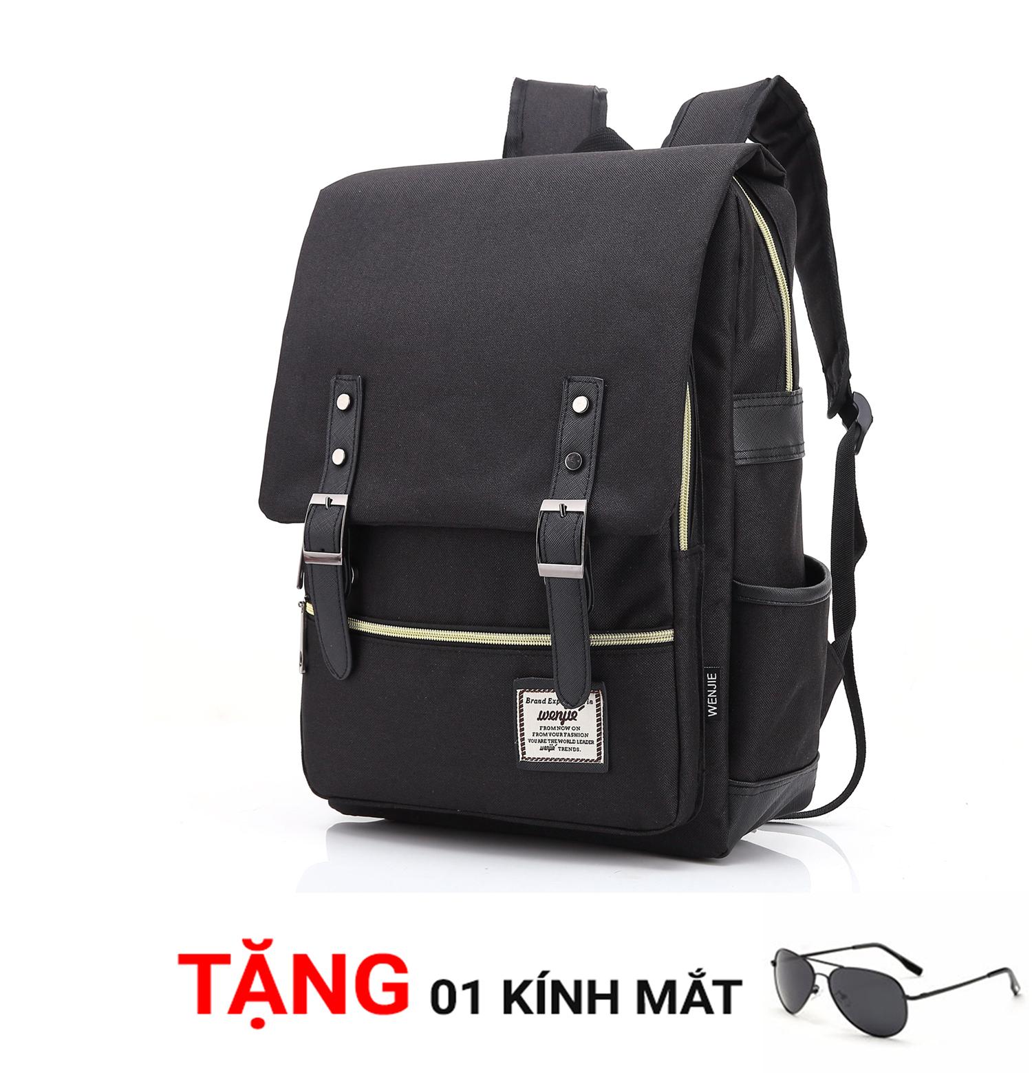 Balo vải kaki cao cấp Đi học , đi làm ( đựng được laptop và nhiều đồ dùng )