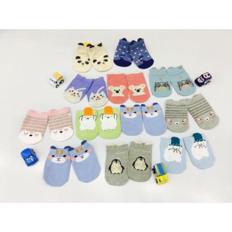 Tất pony kid có đế chống trơn ( sét 6 đôi)-Trai