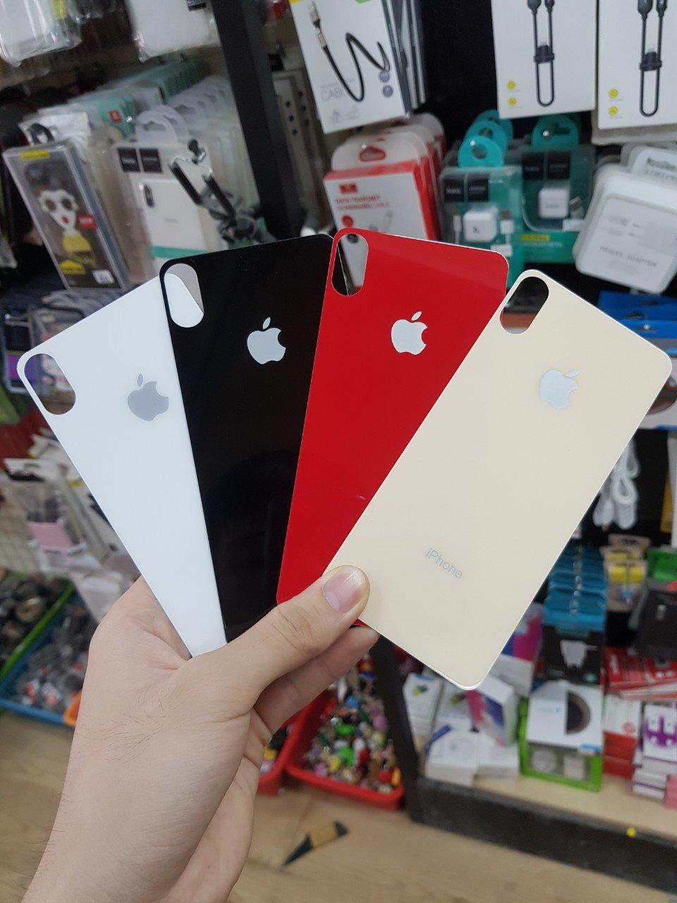 Kính Cường Lực Mặt Sau 5D Cho iPhone Xs Max - Đen