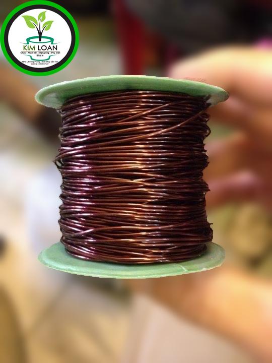 500g Dây uốn kiểng nhôm mạ đồng đường kính 1,5mm