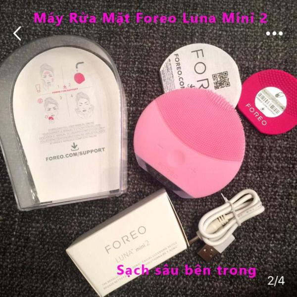 May Rua Mat Han Quoc, Máy Rửa Mặt, Cọ Rửa Mặt Làm Mềm  Sạch Da Foreou Luna Mini 2 nhập khẩu