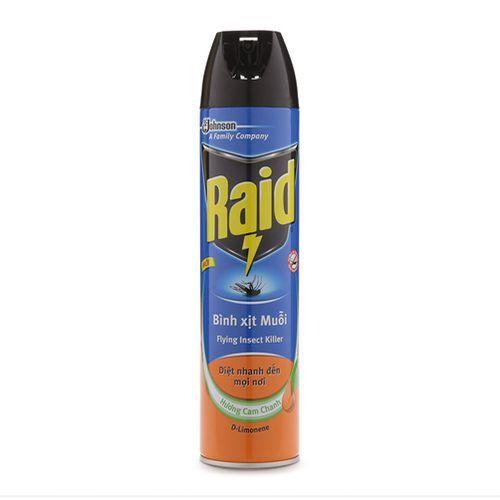 Combo 2 Bình xịt muỗi Raid 600ml hương cam chanh