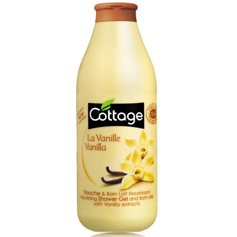 Sữa tắm Cottage hương vanille 750ml - Pháp nhập khẩu