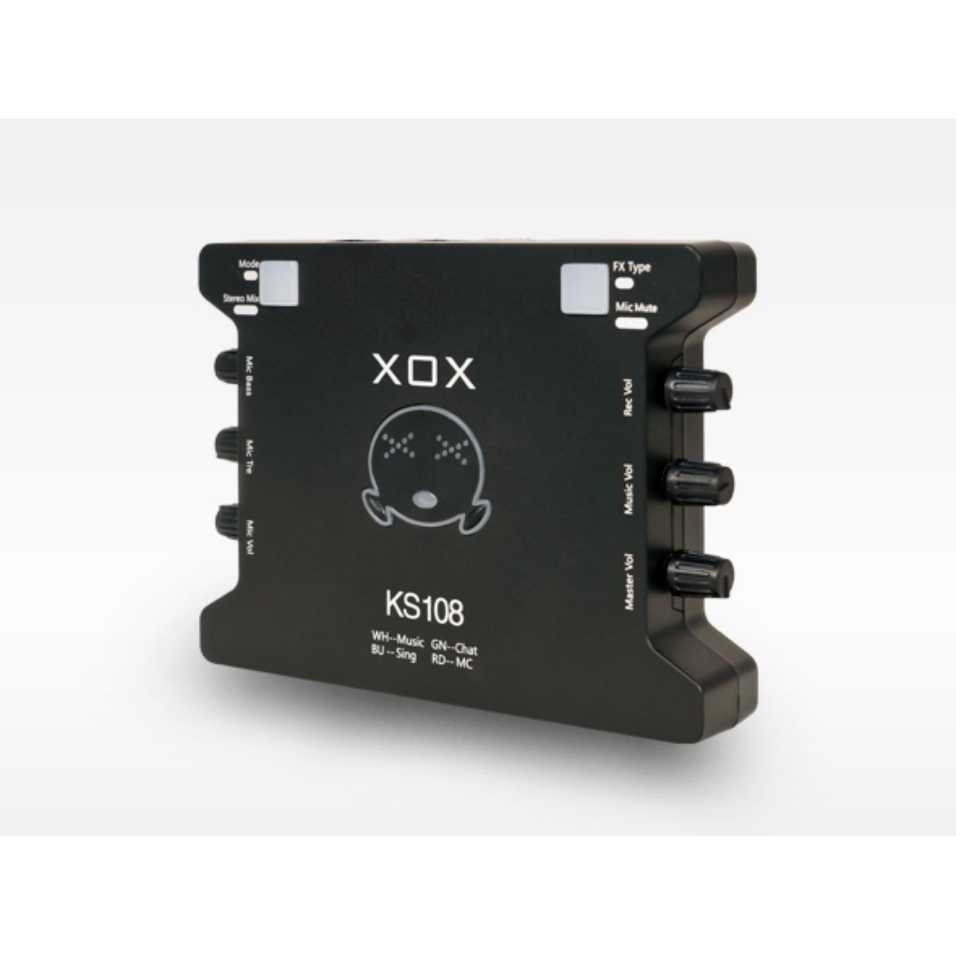 Sound card XOX KS108 Chuyên thu âm xử lýLivestream