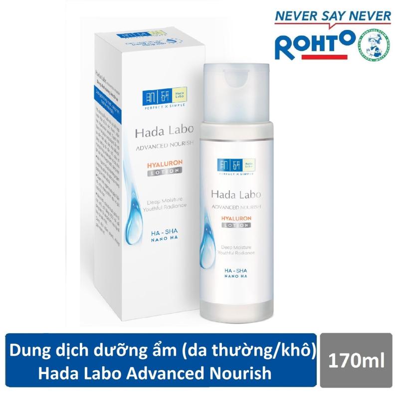 Dung dịch dưỡng ẩm tối ưu Hada Labo Advanced Nourish Lotion dùng cho da thường và da khô 170ml cao cấp