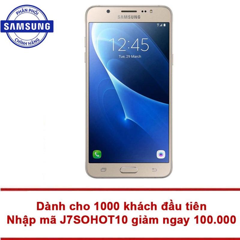 Samsung Galaxy J7 2016 16GB (Vàng) - Hãng Phân phối chính thức