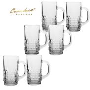 Bộ 6 Ly Thủy Tinh Có Quai Uống Cà Phê 325ML 131 CAMDACO GLASS WARE