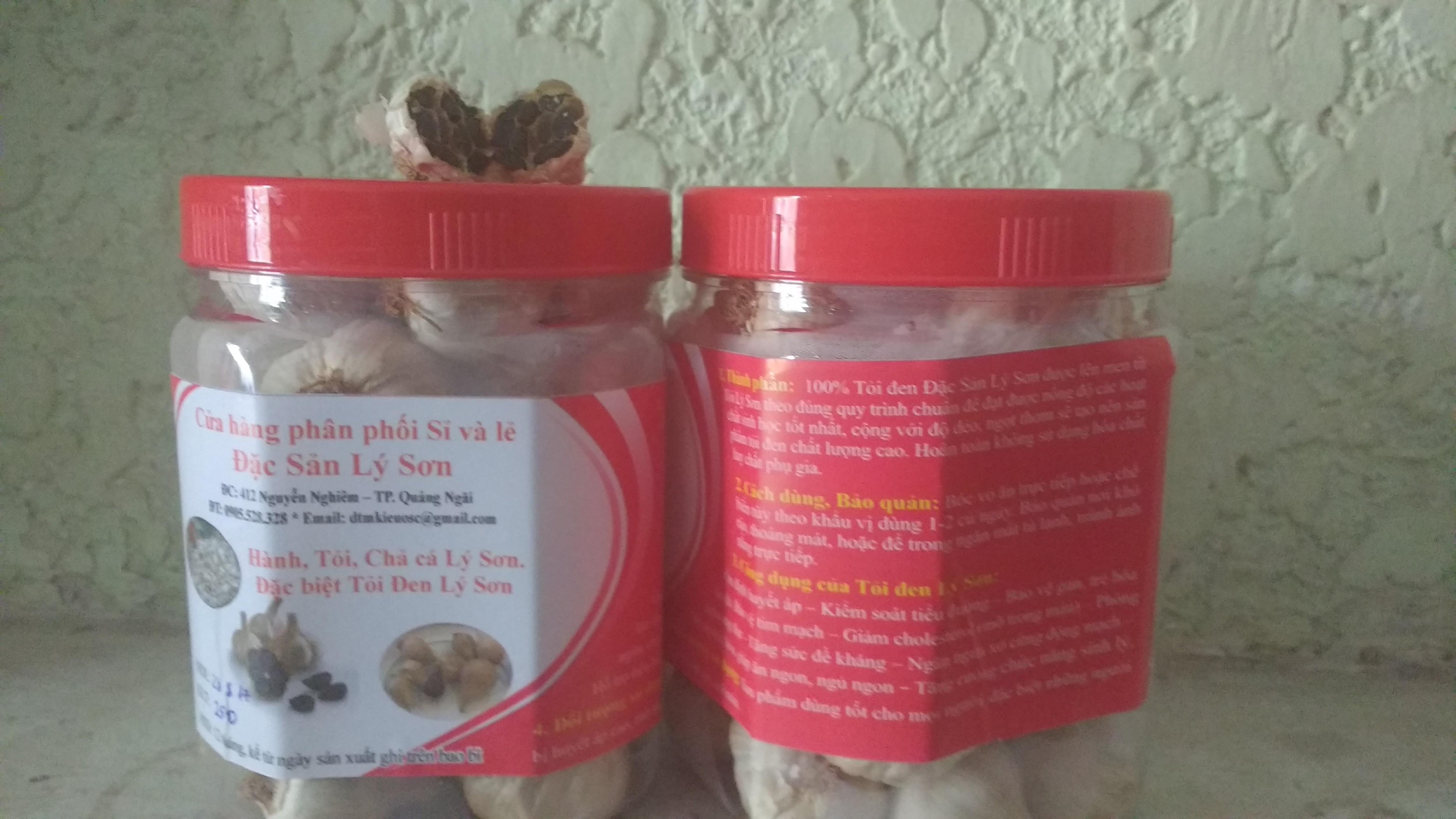 Tỏi đen lý sơn