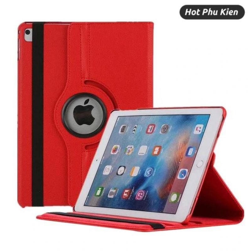 Bao da dành cho iPad Air 2 xoay 360 độ chống bụi chấm thấm tiện lợi (Đỏ)  - Phân phối bới HotPhuKien