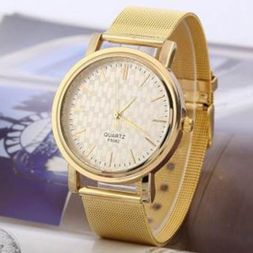 Đồng hồ dây thép không gỉ xì ánh kim