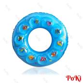 Phao bơi tròn 2 LỚP - size 90 cho người trên 18 tuổi, phao bơi PVC cao cấp, an toàn khi sử dụng - POKI