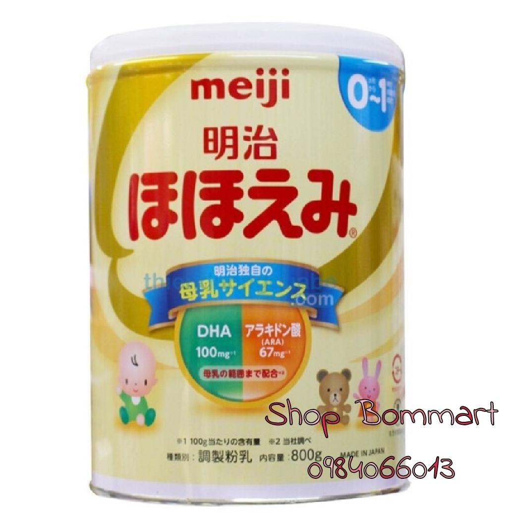 Sữa meji số 0 nội địa nhật bản hộp 800g