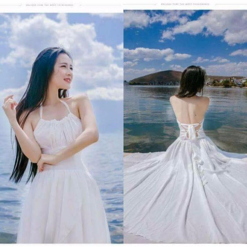 Nơi bán ĐẦM MAXI ĐAN DÂY.