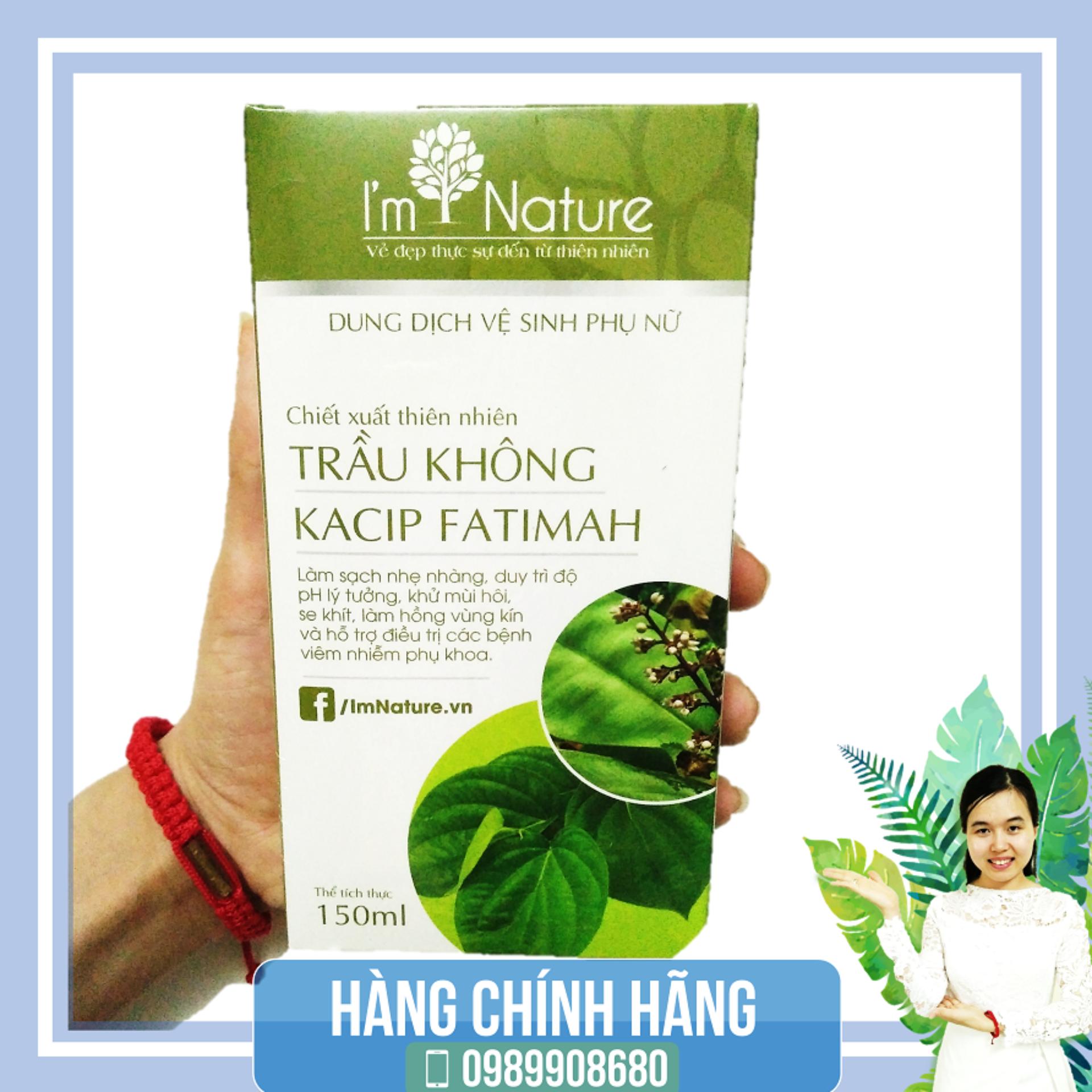 DUNG DỊCH VỆ SINH PHỤ NỮ TRẦU KHÔNG IM NATURE