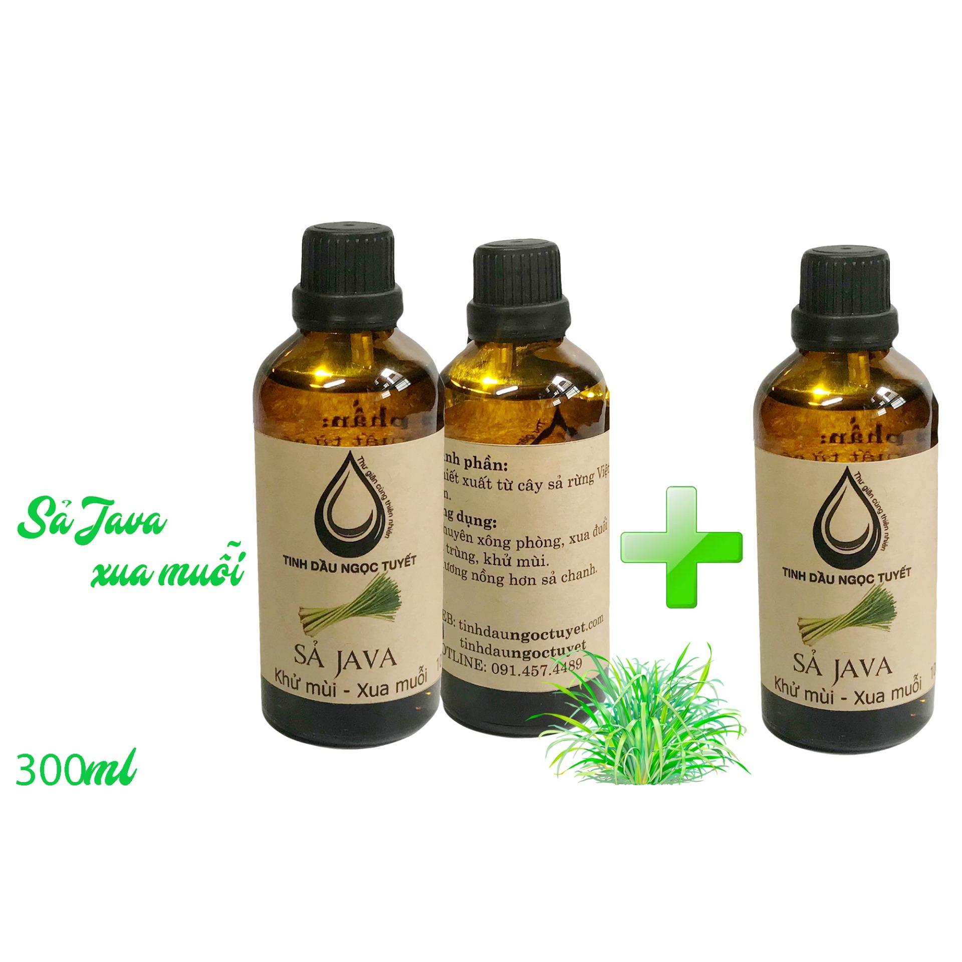 [HCM]COMBO 3 Tinh dầu sả đuổi muỗi Ngọc Tuyết 100ml chuyên dùng cho SPA khách sạn