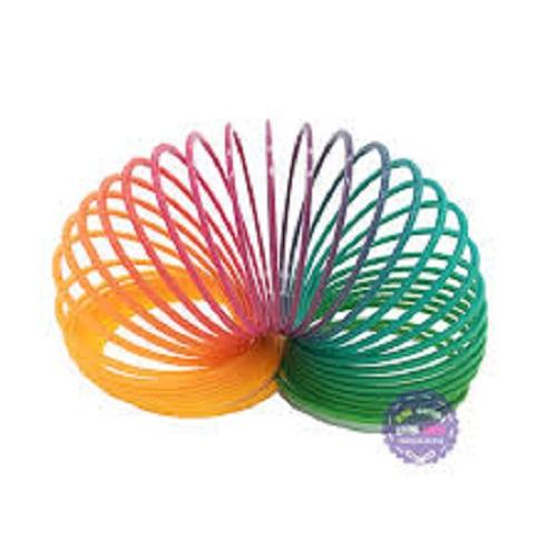 Đồ chơi lò xo cầu vồng ma thuật bằng nhựa (đường kính 7 cm)