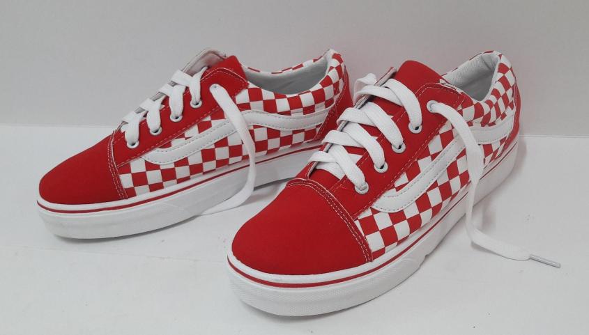 Giày sneaker vải kẻ caro thời trang nam nữ giá rẻ