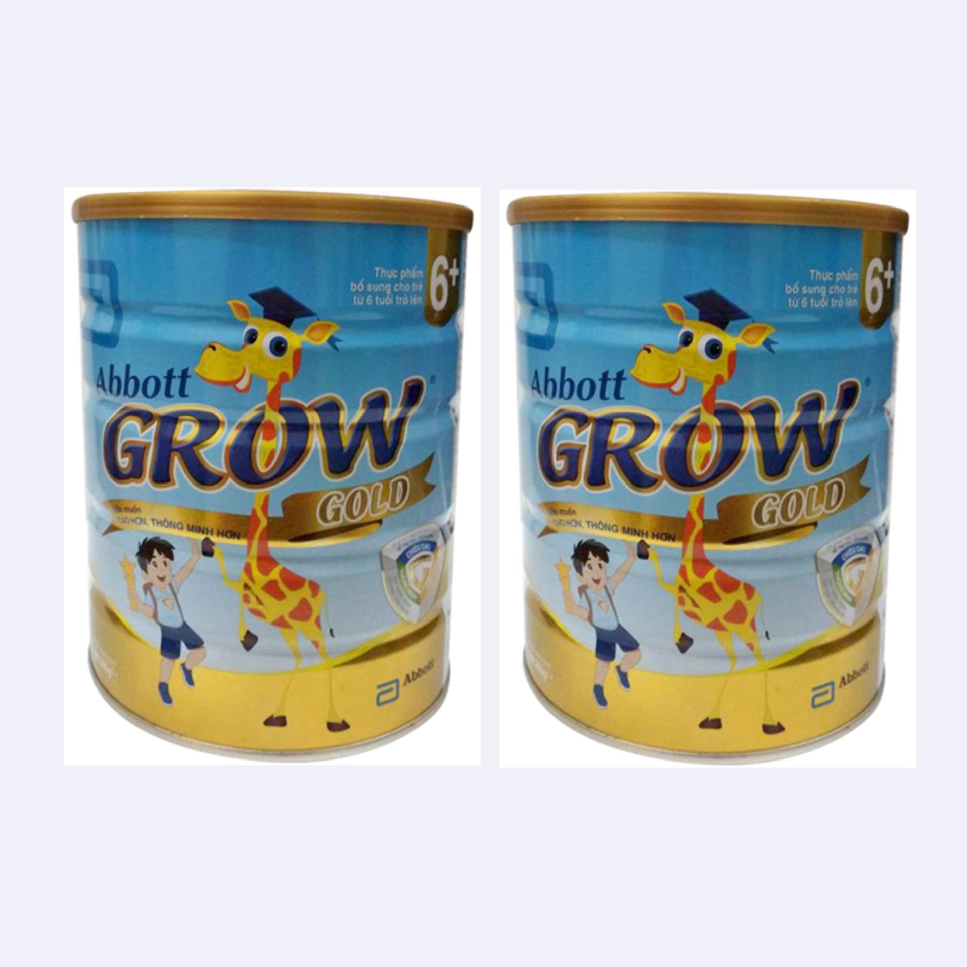 Bộ 2 sữa bột Abbott Grow School G-Power-6+ plus - 900g