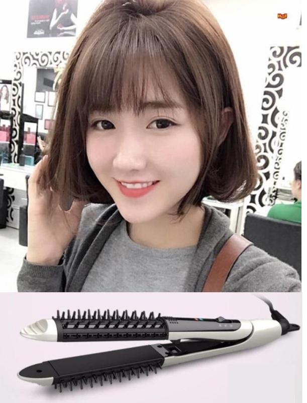 Máy Là Tóc, Máy Duỗi Tóc, Máy Kẹp Tóc, Máy Uốn Tóc Lược Điện Uốn Tóc Ruida 2 Trong 1, Hàng Nhập Khẩu Cao Cấp, Bảo Hành Uy Tín 1 Đổi 1 Bởi Remax Store