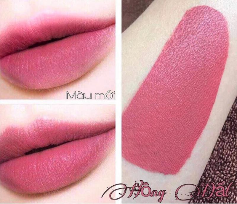 son kem lì MN Lipstic - hồng đất 08