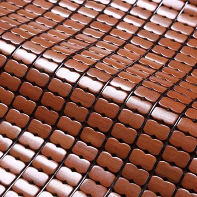 Chiếu trúc Lan Lan 1m4 x 2m hạt nhỏ mắt đen có viền