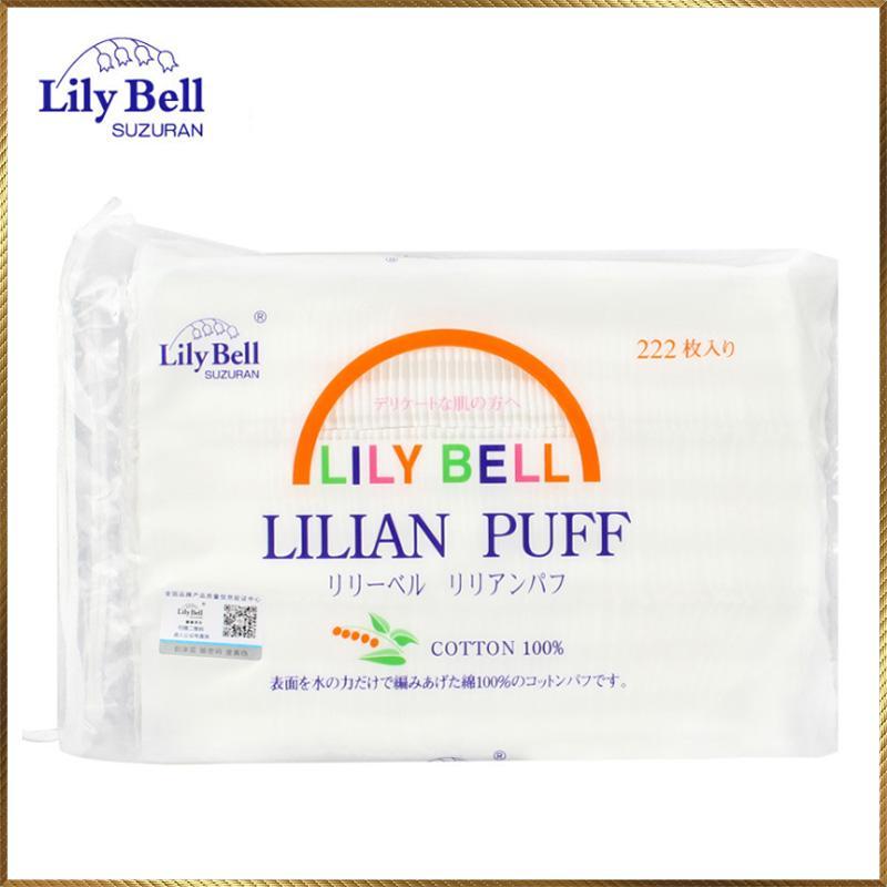 Bông tẩy trang Lily Bell 222 miếng LB55 cao cấp