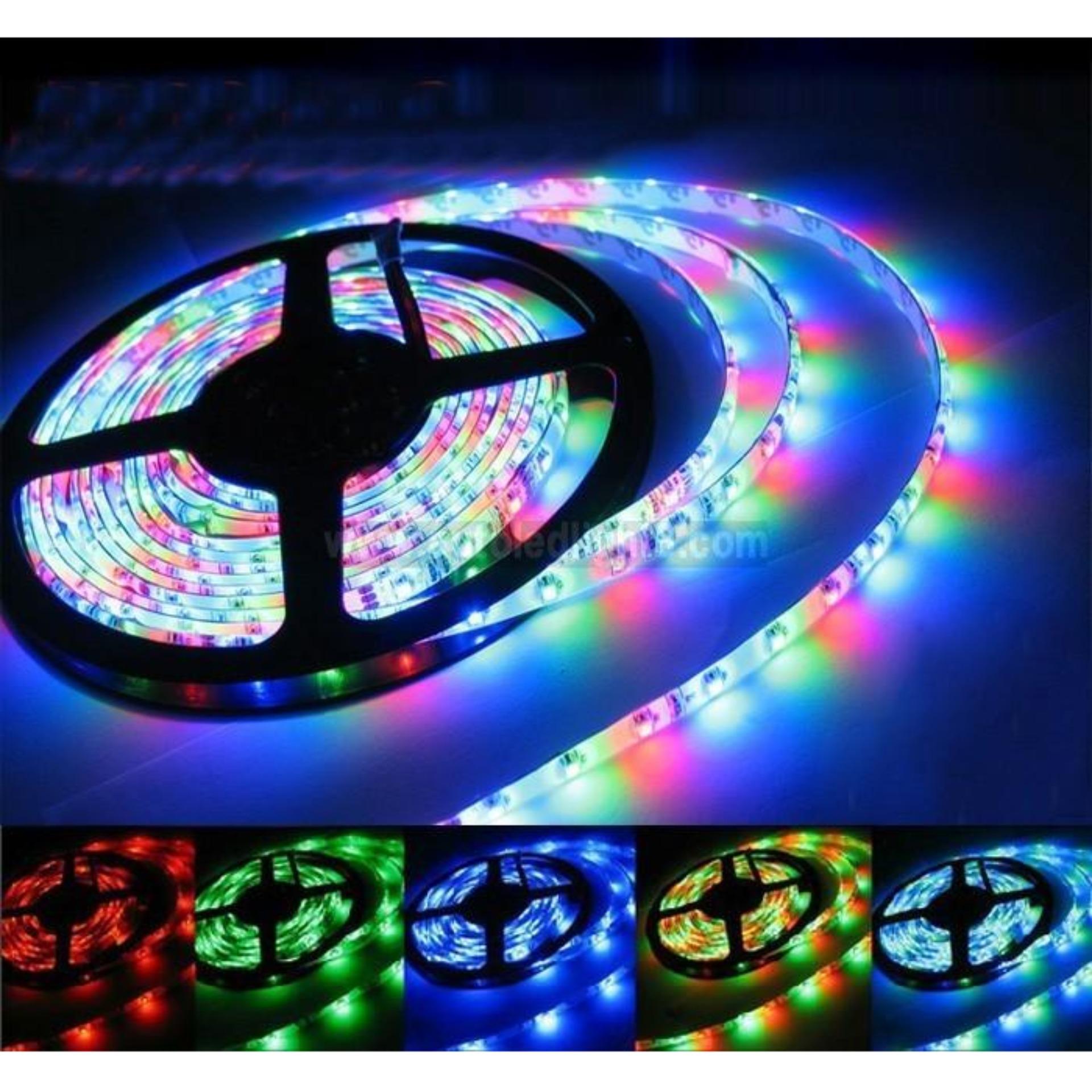 Cuộn led 5m 3528rgb đổi đủ màu chống nước