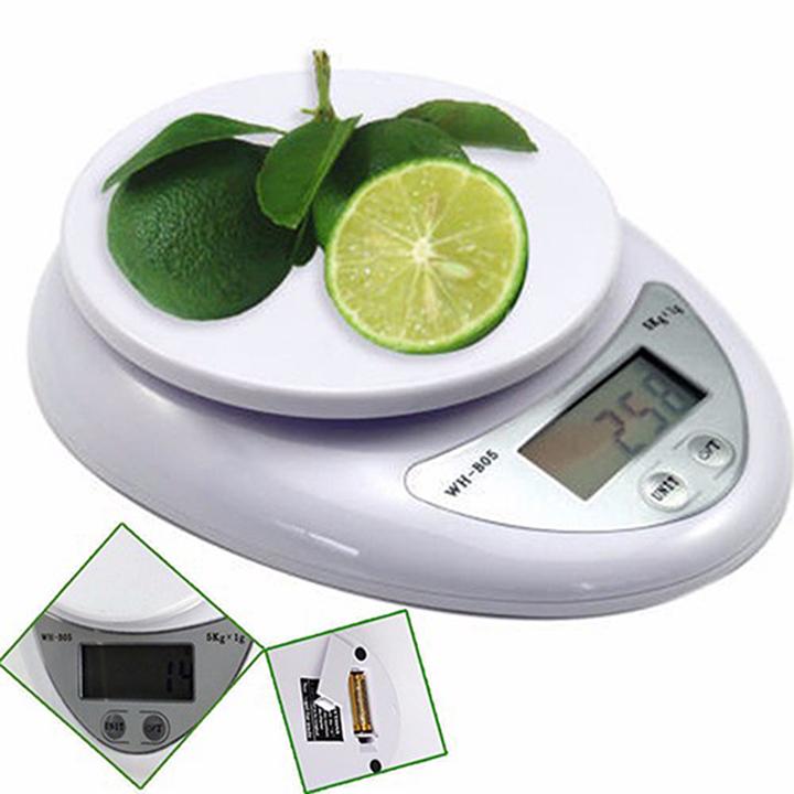 Cân điện tử mini WH-B05 5kg (Cân nhà bếp)-Cân Điện Tử Nhà Bếp Mini Electronic Kitchen Scale Cân Thực Phẩm 5Kg