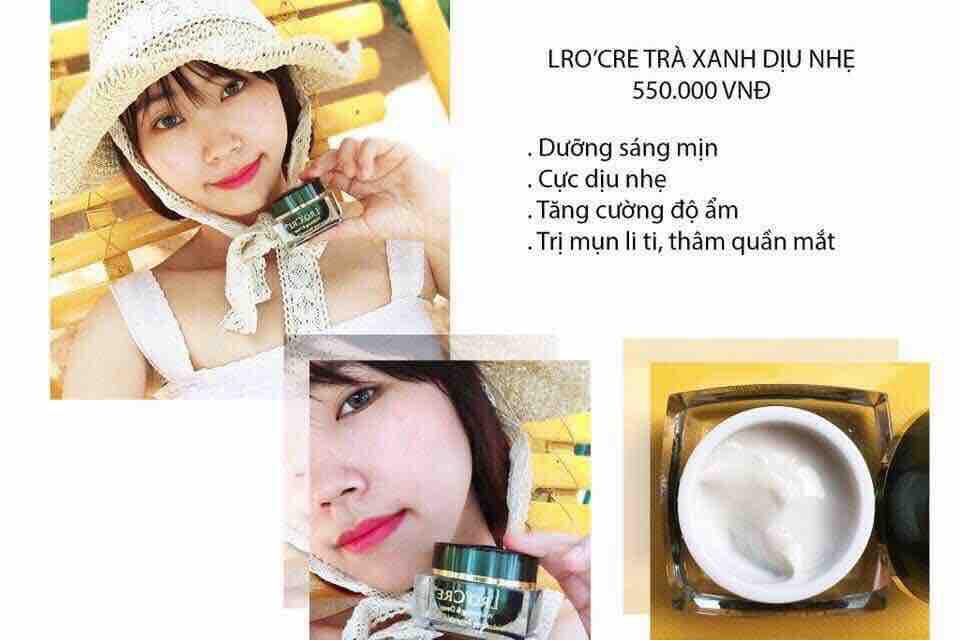 [HCM]LROCRE KEM FACE TRÀ XANH TĂNG CƯỜNG ĐÔ ẨM MỊN DA CHỐNG LÃO HÓA