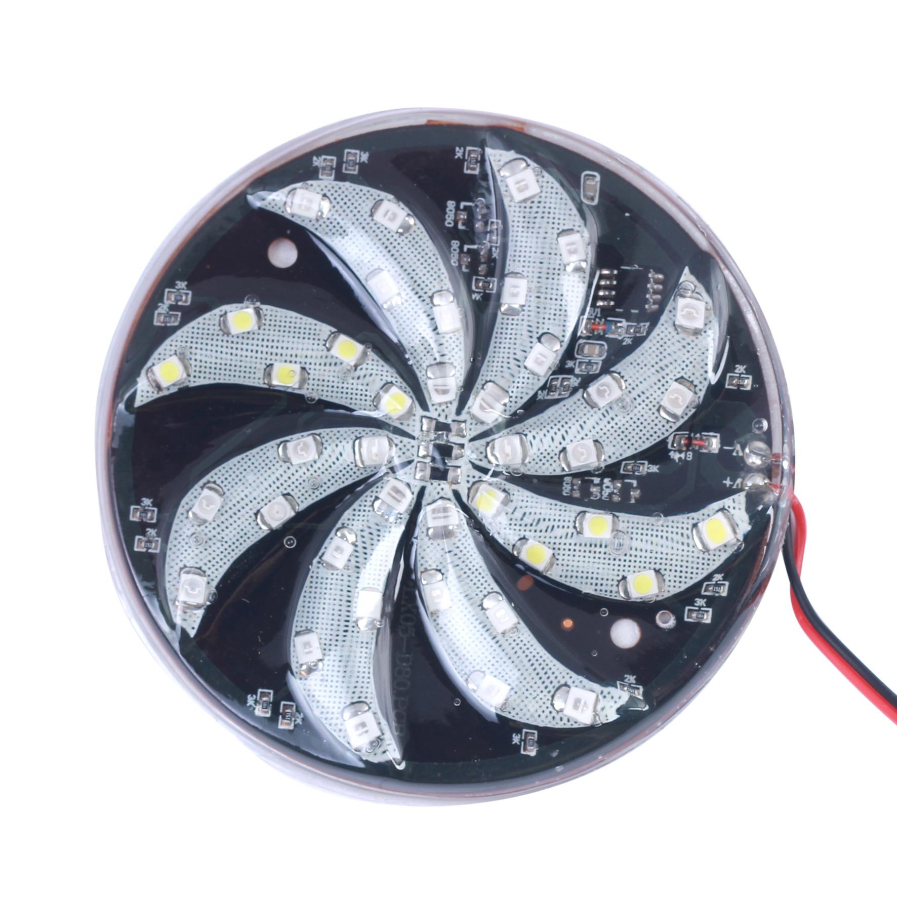 Led chong chóng chớp nhiều màu 24v 8cm SHP025