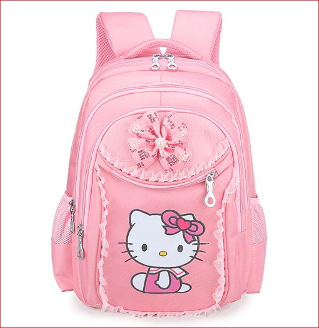 Ba lô cặp sách mèo KITTY đẹp cho bé gái cấp 1