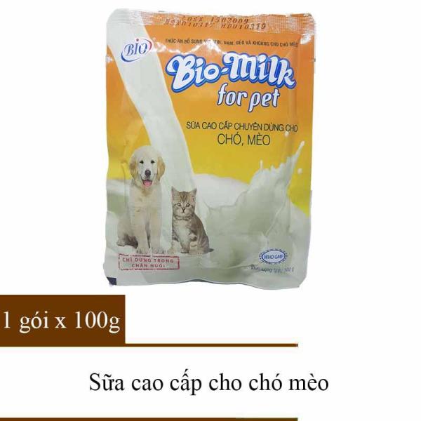Sữa biomilk combo 10  gói giành cho chó mèo tặng chai xịt diệt khuẩn
