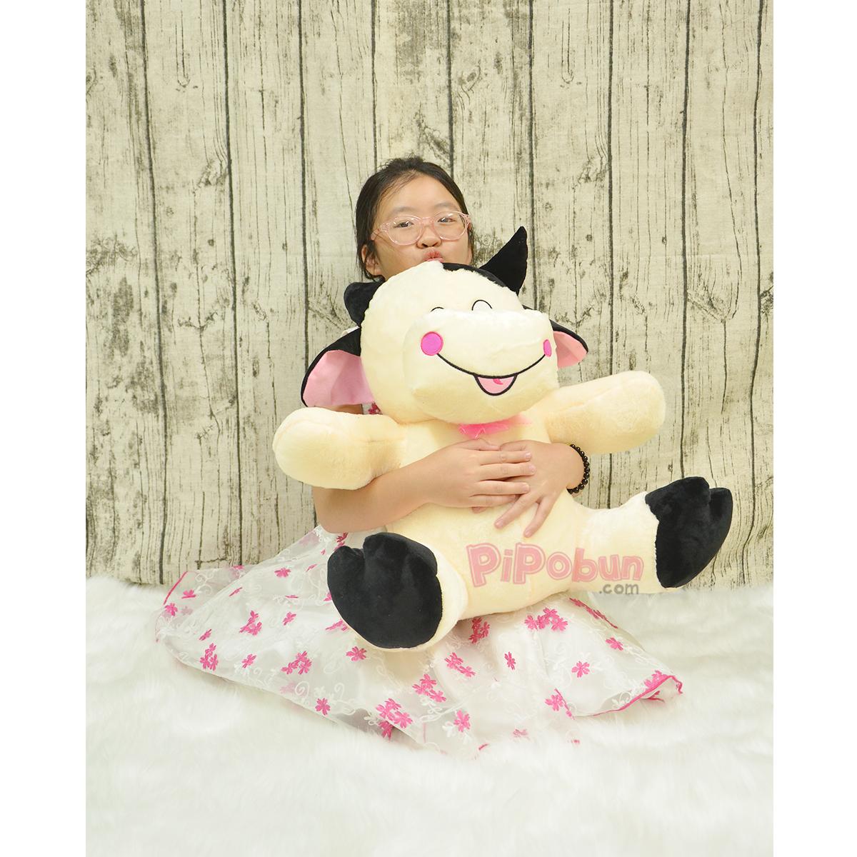 Gấu bông Trâu ngộ nghĩnh Pipobun size 65cm - HappyLive Shop
