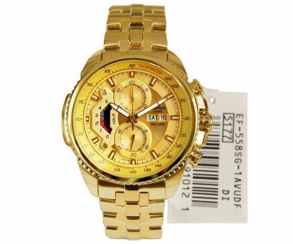 ĐỒNG HỒ CAO CẤP NAM CAS!O ED!FICE EF-558FG-9AV ĐỒNG HỒ THỜI TRANG NAM THỜI THƯỢNG ĐỒNG HỒ DÂY KIM LOẠI.