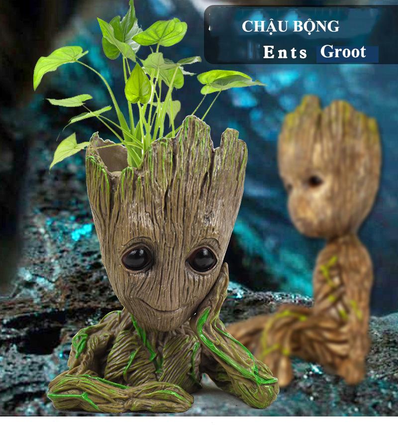 Chậu Cây Tiểu Cảnh Baby Groot Cực Kỳ Dễ Thương
