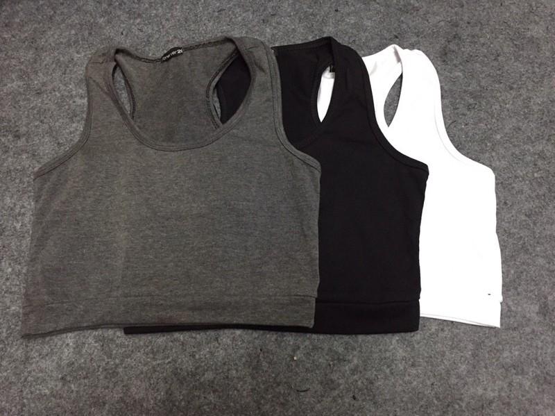 [HCM]Áo croptop 3 lỗ ngược nữ