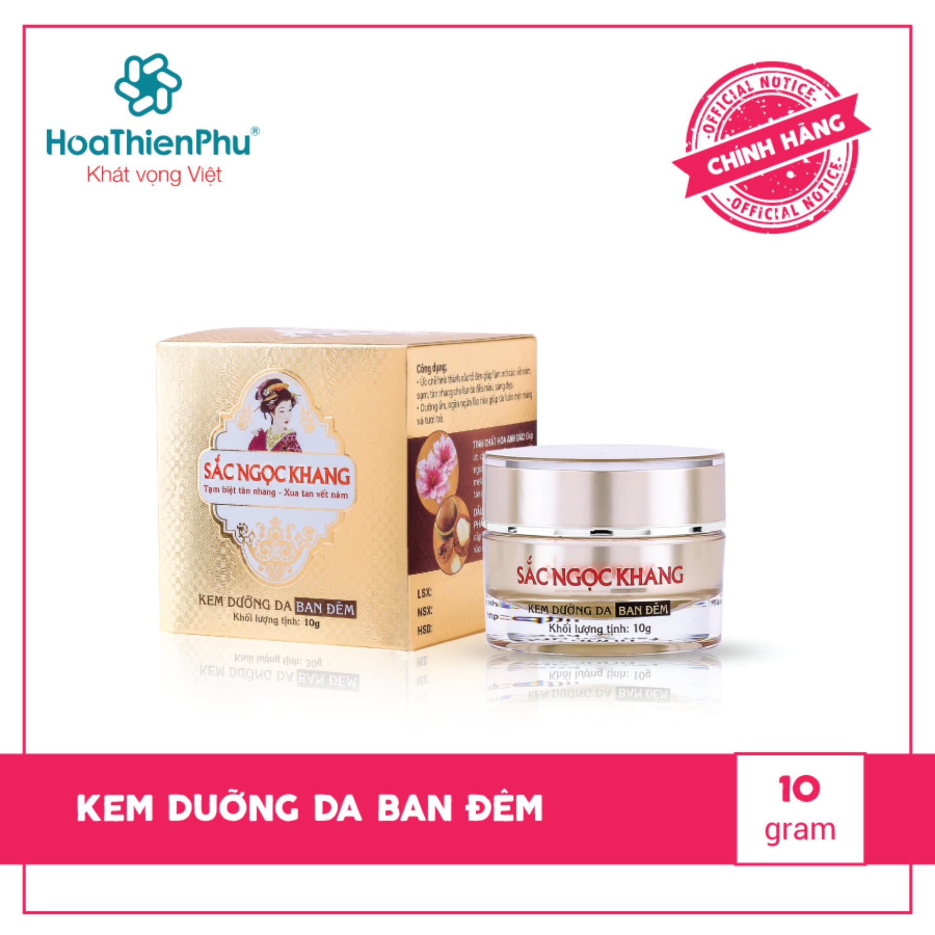 Kem dưỡng da ban đêm Sắc Ngọc Khang 10g