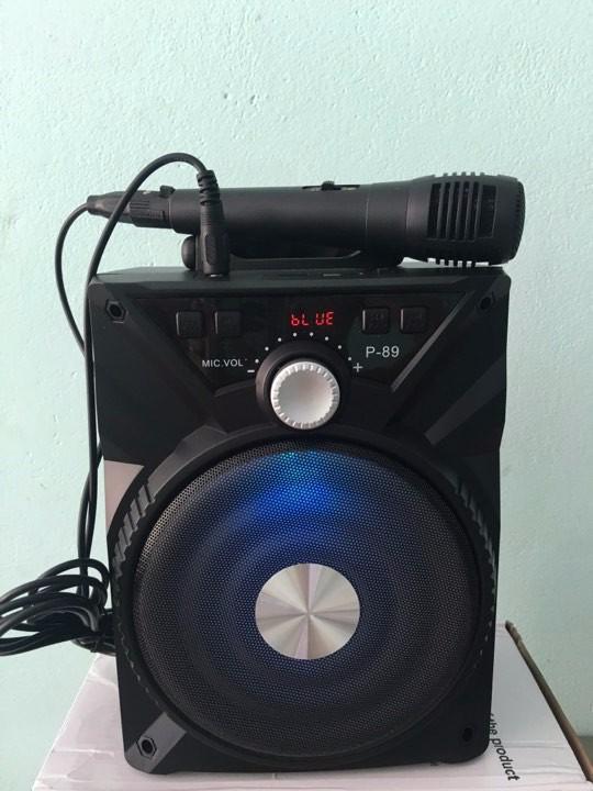 Loa bluetooth karaoke di động tặng kèm micro