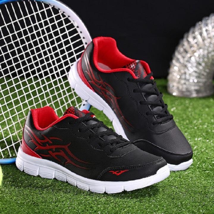 Giày sneaker nam đỏ đen sp003