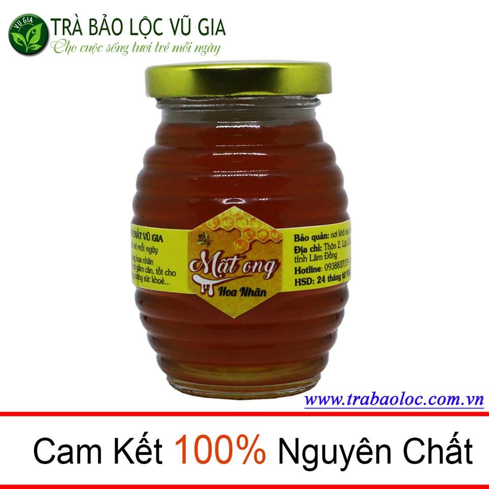 Mật ong hoa nhãn nguyên chất 200ml nguyên chất vg farm - giúp nhả nắng nhanh chóng