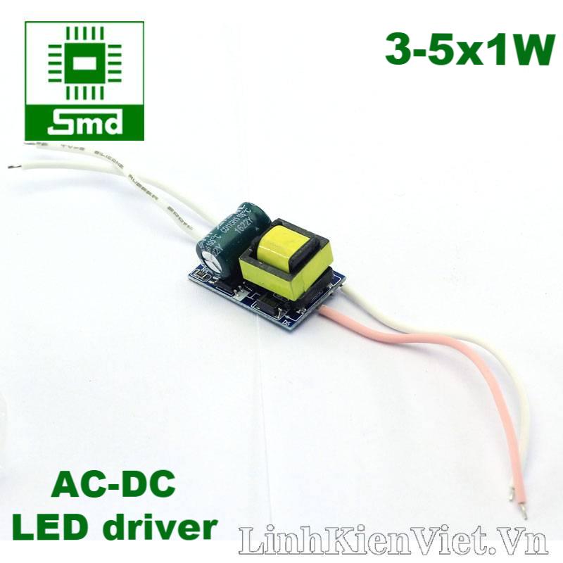3-5x1W Led driver 220V (AC-DC)
