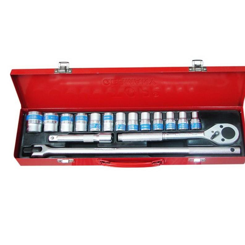 Bộ tuýp 17 chi tiết đức hệ mét- top kw-s417b-1
