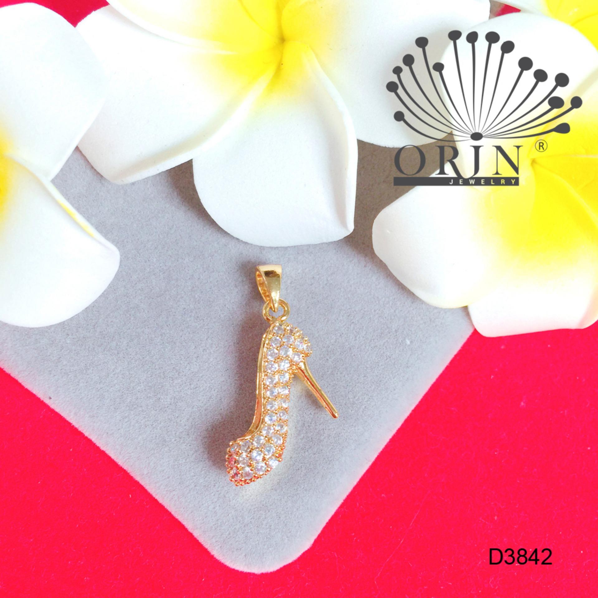 Mặt dây chuyền chiếc guốc đính đá cao cấp Orin D3842 - Long Tien