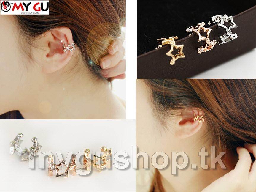 Khuyên tai kẹp một bên cá tính BT10