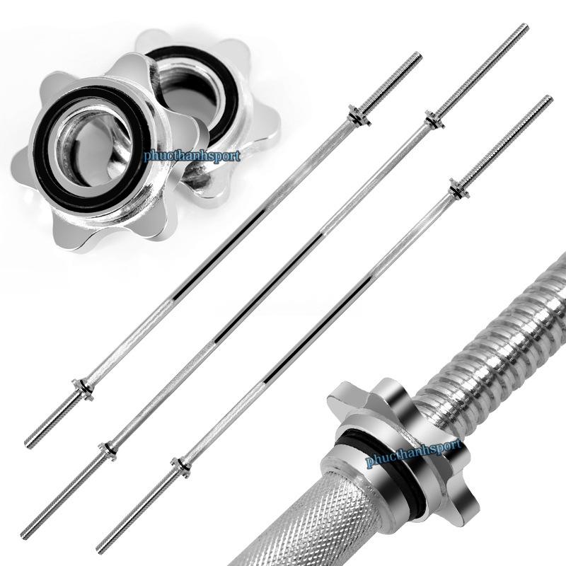 HCMĐòn tạ dài 1m xi mạ inox