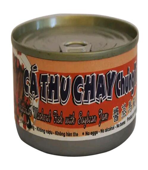 Cá Thu Chưng Tương Chay Âu Lạc Lon 140 G
