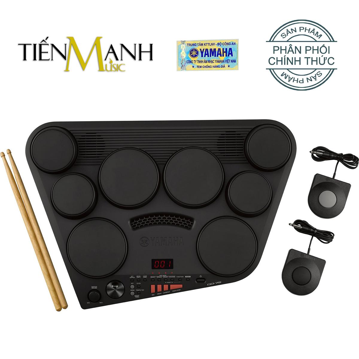 [Trả góp 0%] Bộ Trống điện tử Yamaha DD-75 - Hãng phân phối chính thức (Electronic Portable Digital 