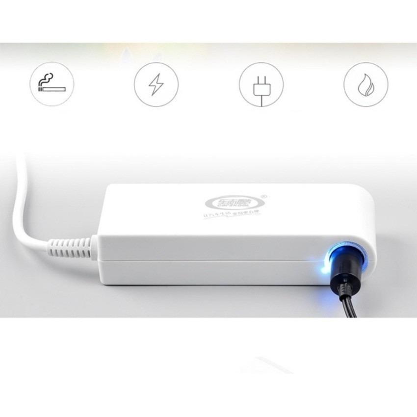 Bộ Chuyển Đổi Nguồn Điện cao cấp 220V - 12v 120W đầu cắm ô tô ( trắng)